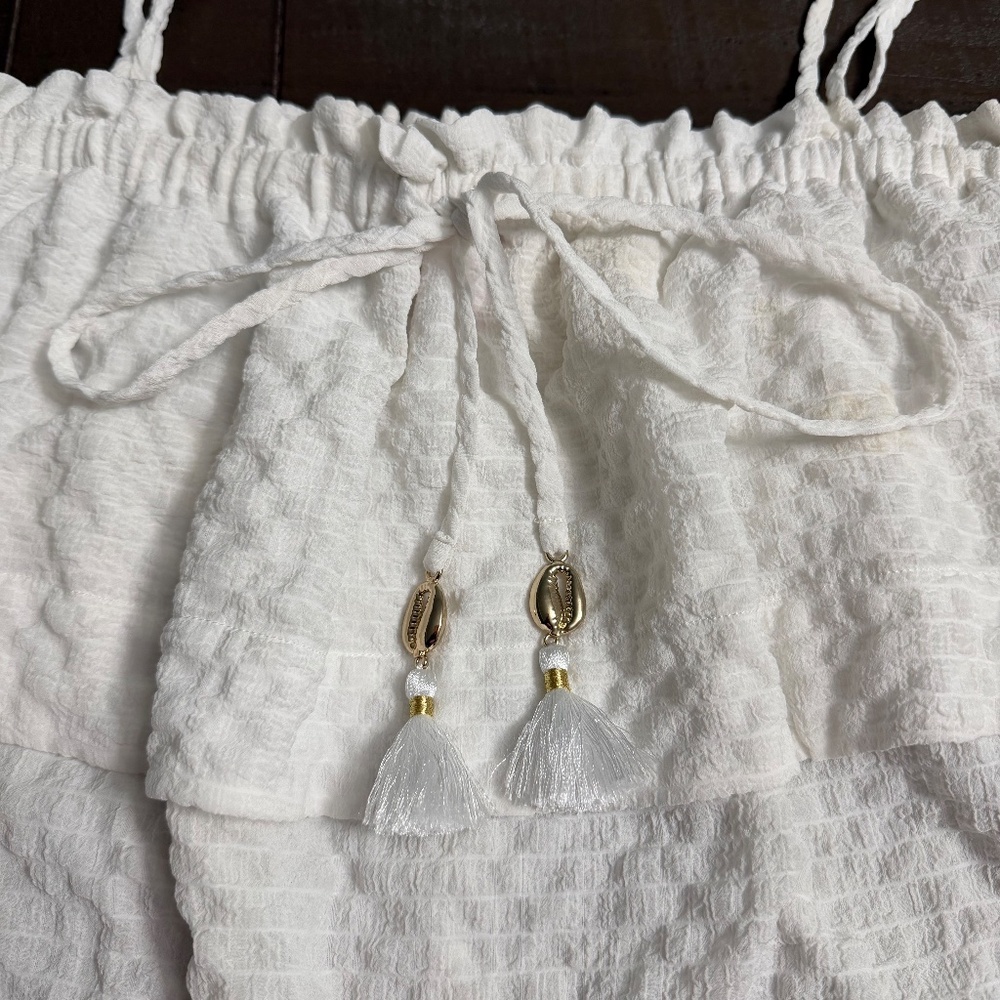 Lilly Pulitzer White Ruffle Top - Picture 5 of 10